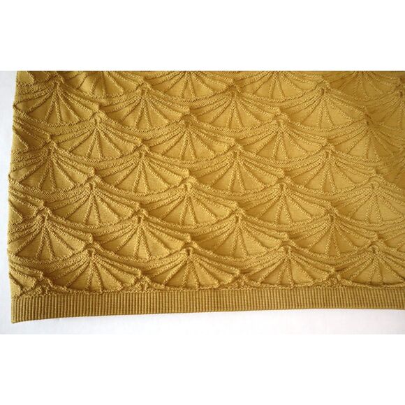 Anthropologie Women's Sz XXS/XS Maize/Gold The Hannah Seamless Textured Tank - Picture 4 of 5